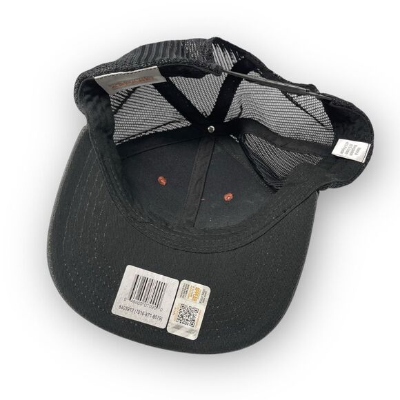 STIHL Logo Black Coral Mesh Snapback Back Cap Trucker Hat Unisex OSFM NWT - Picture 8 of 10